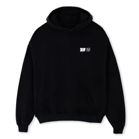 BEF GANG HOODIE Black Oversized Hoodie.